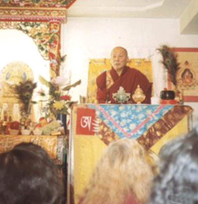 Lama Kan Tsao giving teachings in Vancouver, Canada, 1992